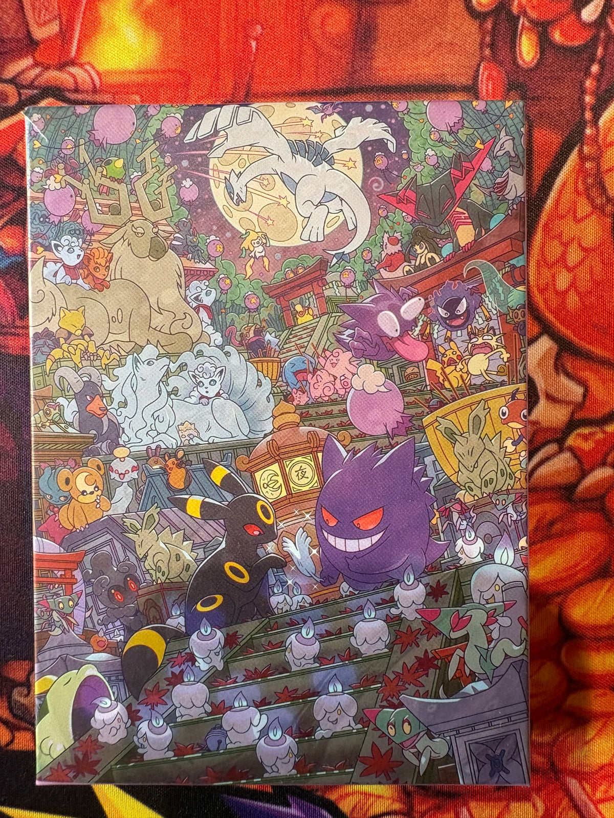 Pokemon Hand drawn energy box of 5 packs fan art