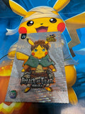 Pikachu Cosplay 1 Horror Hit Card – Attack on Titans Silver E24 Fan Art Collector Card