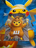 Pikachu Cosplay 1 Horror Hit Card – Alf Gold E33 Fan Art Collector Card
