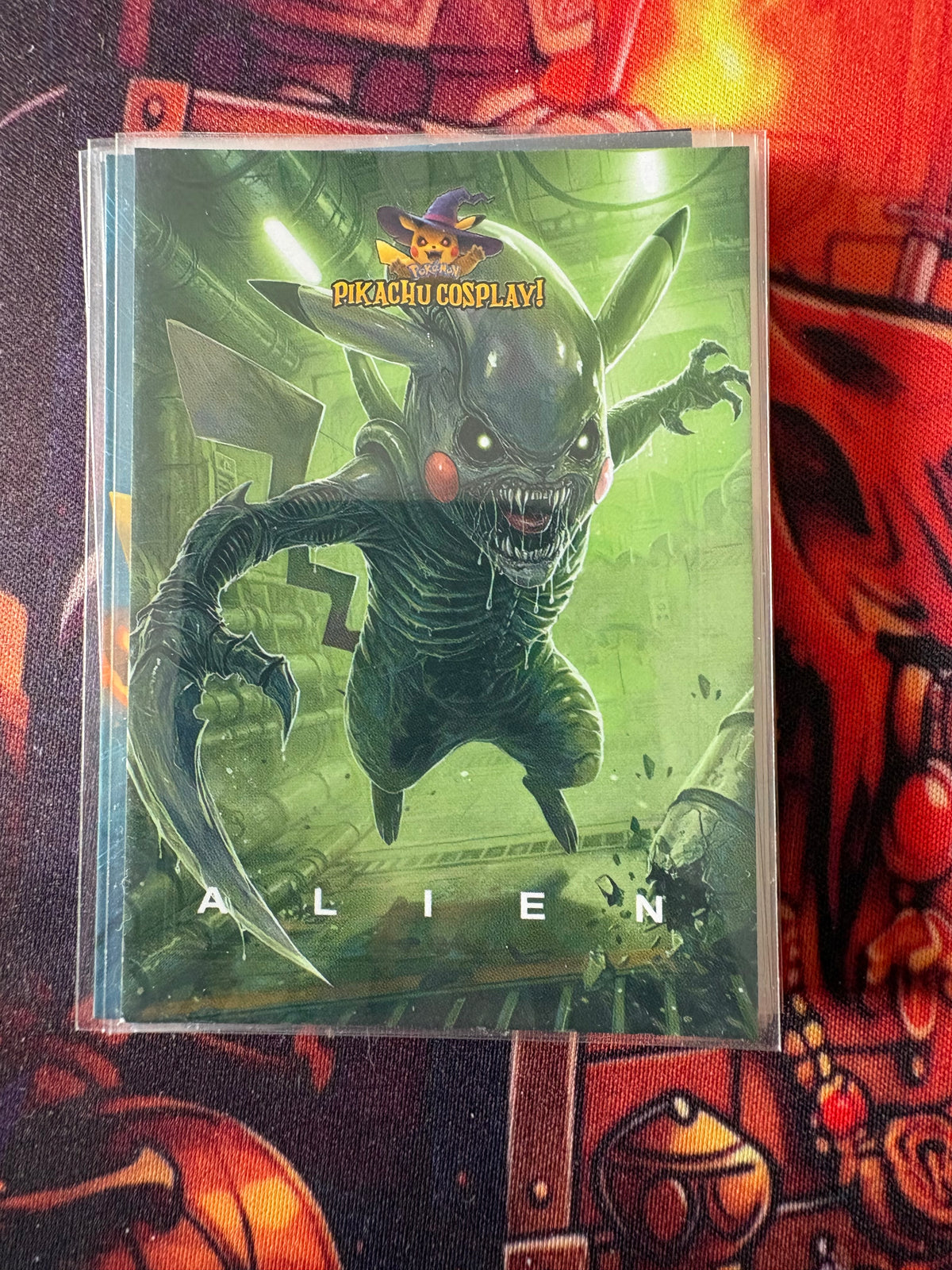 Alien Pikachu Cosplay 1  God Pack Card #15