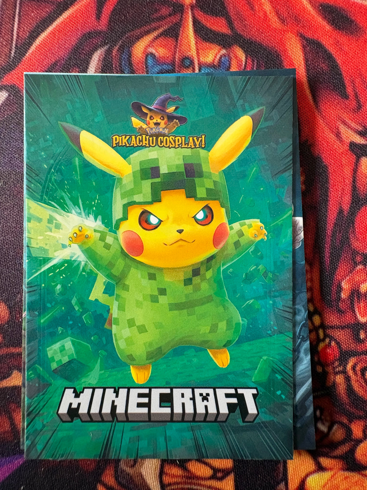 Minecraft Pikachu Cosplay 1  God Pack Card #16