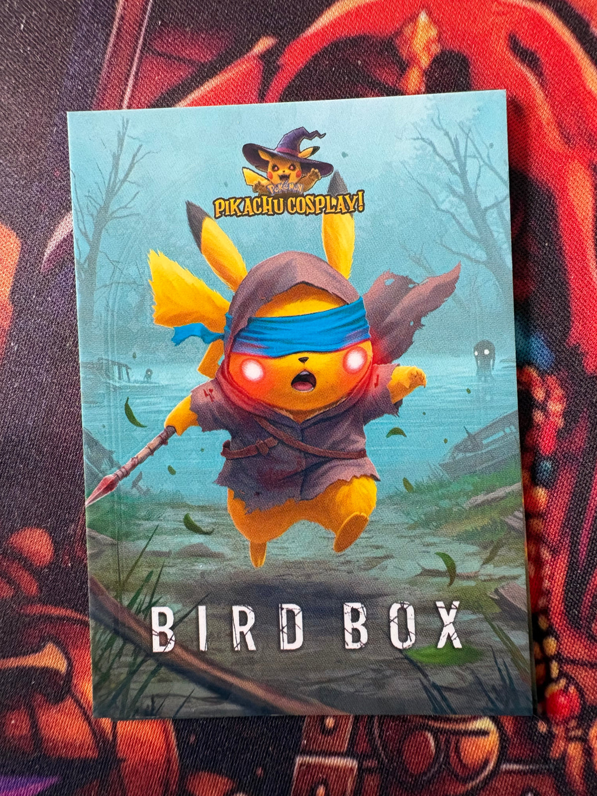 Bird Box Pikachu Cosplay 1  God Pack Card #8