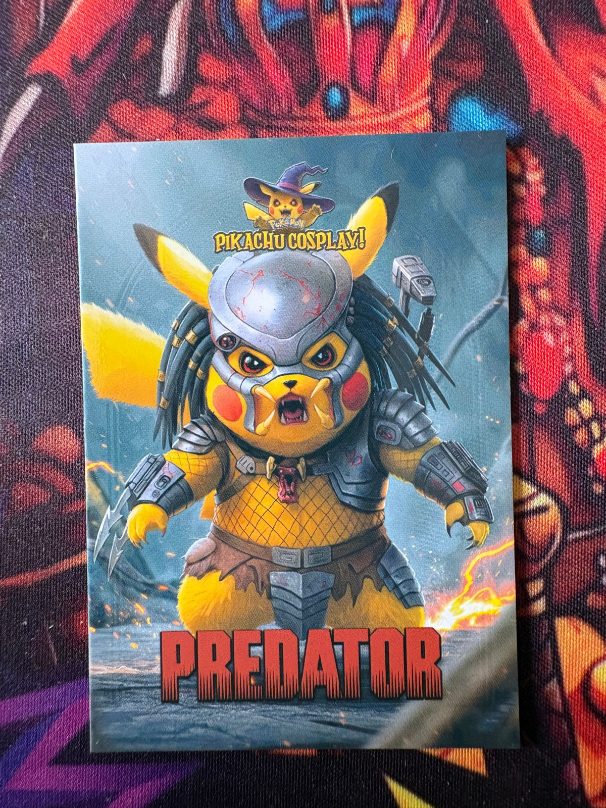 Predator Pikachu Cosplay 1  God Pack Card #18