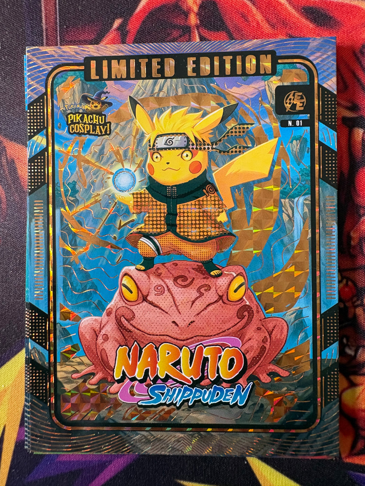 Naruto Pikachu Cosplay 1  #01 Gold Limited Edition Box Topper