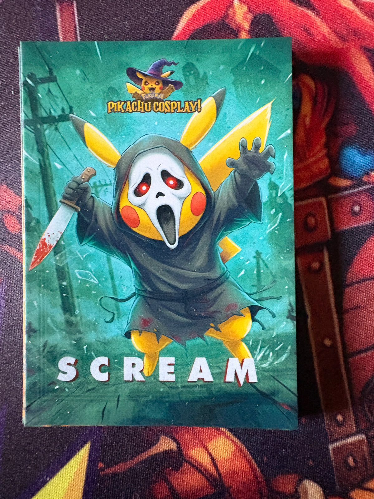 Scream Pikachu Cosplay 1  God Pack Card #13
