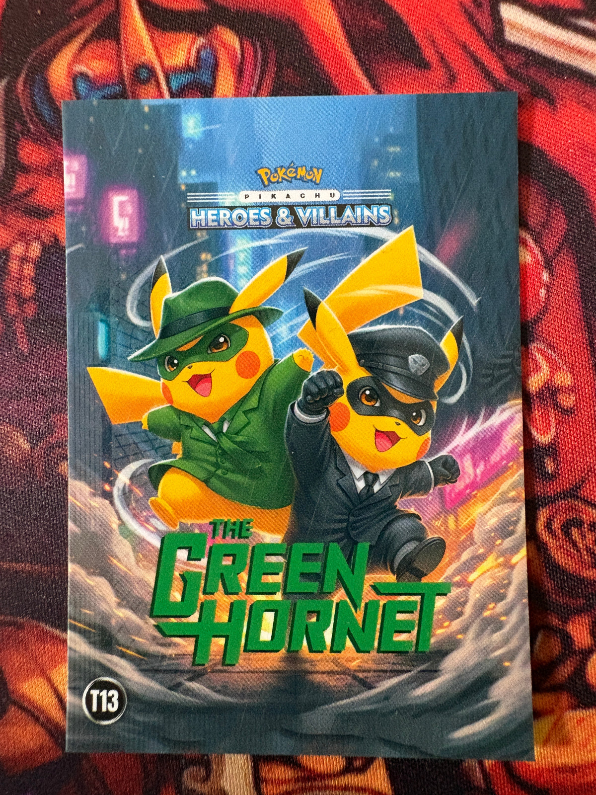 Green Hornet God Pack Card Pikachu Cosplay 2  #T13