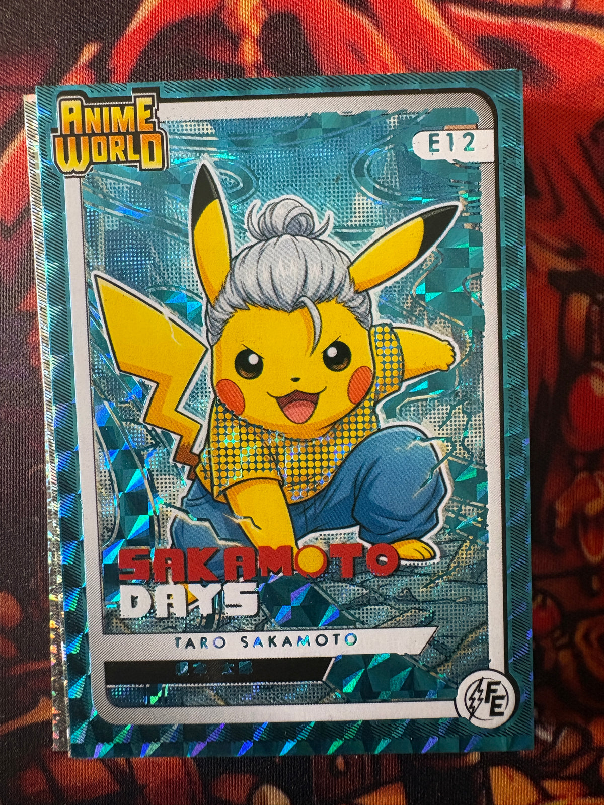 Sakamoto Blue Hit Card Pikachu Cosplay 3  #E12