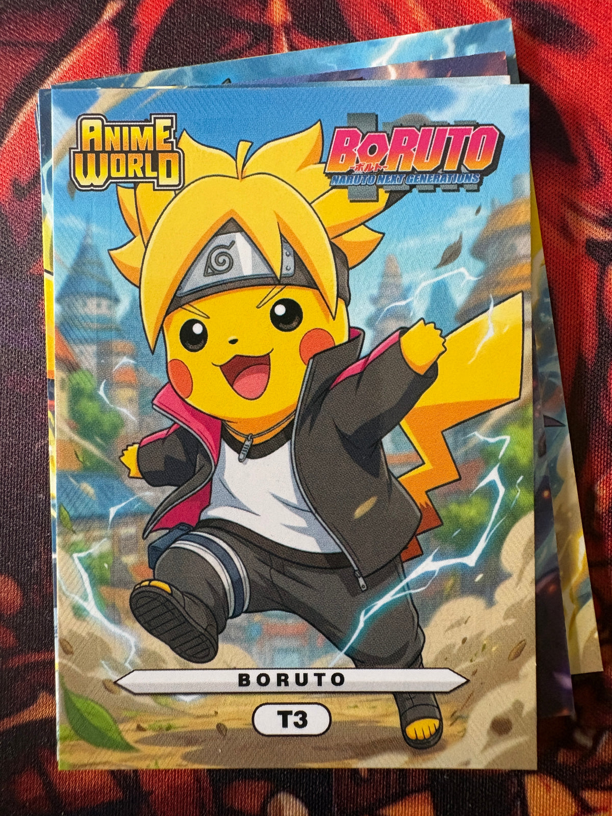 Boruto God Pack Card Pikachu Cosplay 3  #T3