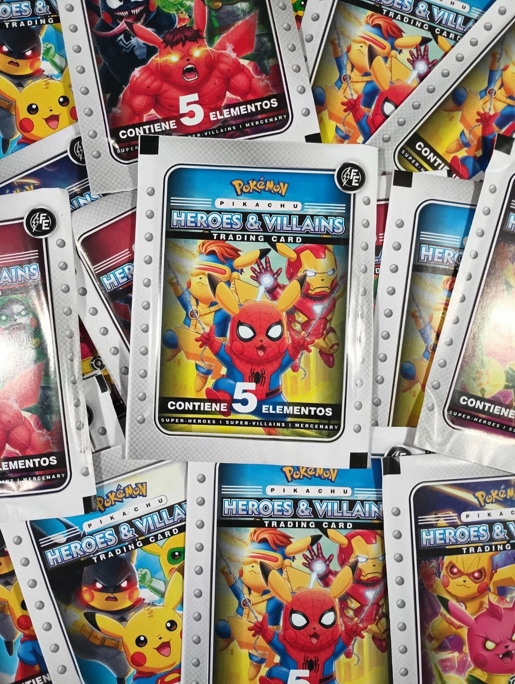 Pikachu cosplay heroes and villians 5 Packs